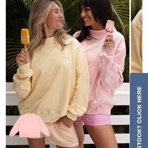 PARKE Mockneck Sweatshirt PINK